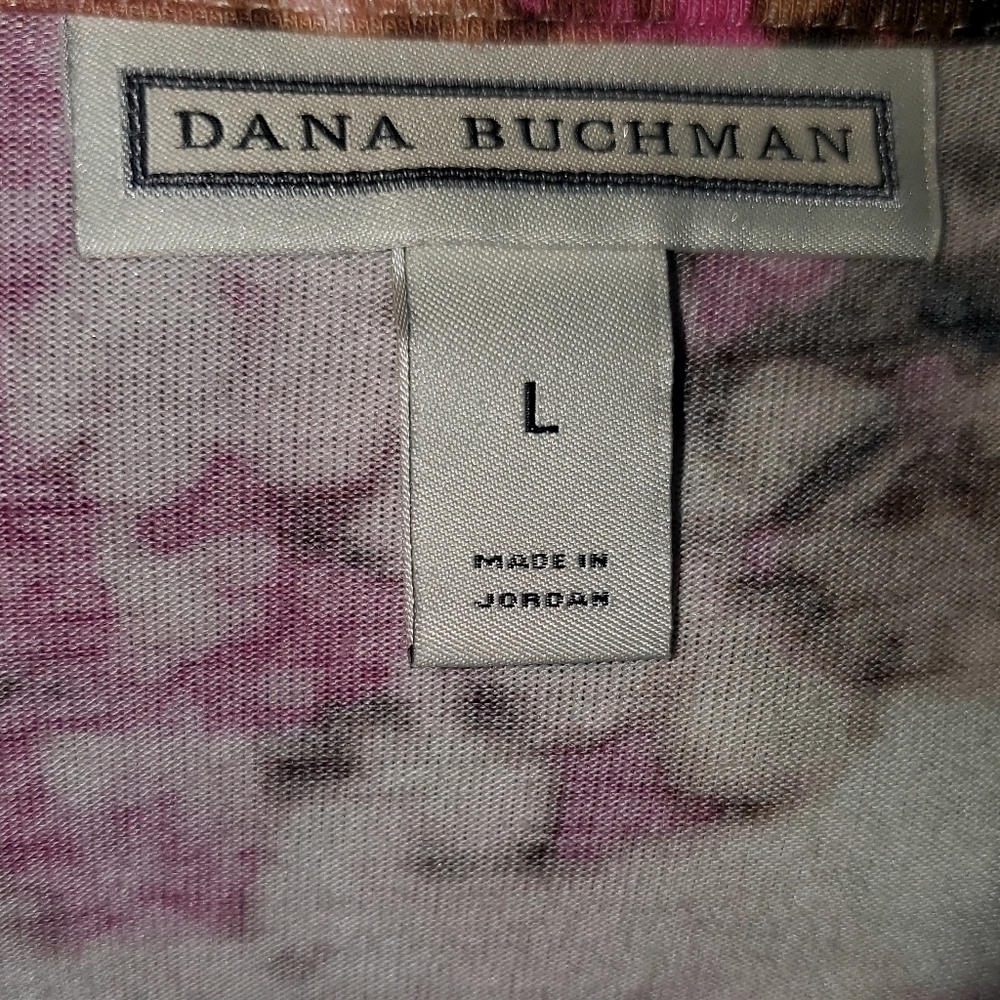 DANA BUCHMAN PINK Shirt size Large - Picture 3 of 5